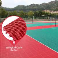 Topcourt factory wholesale price non slip outdoor volleyball court flooring